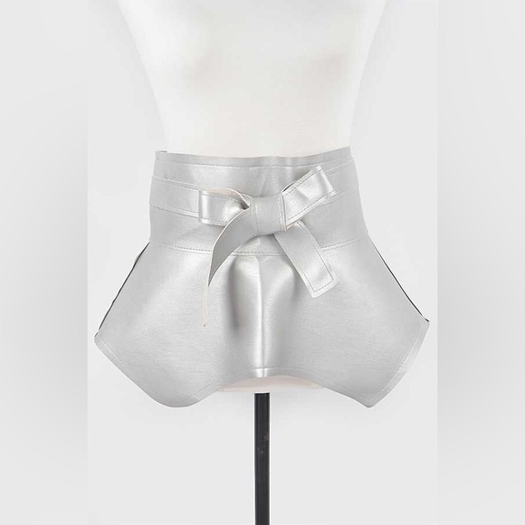 Vegan Leather Wrap Statement Belt - Picture 1 of 7